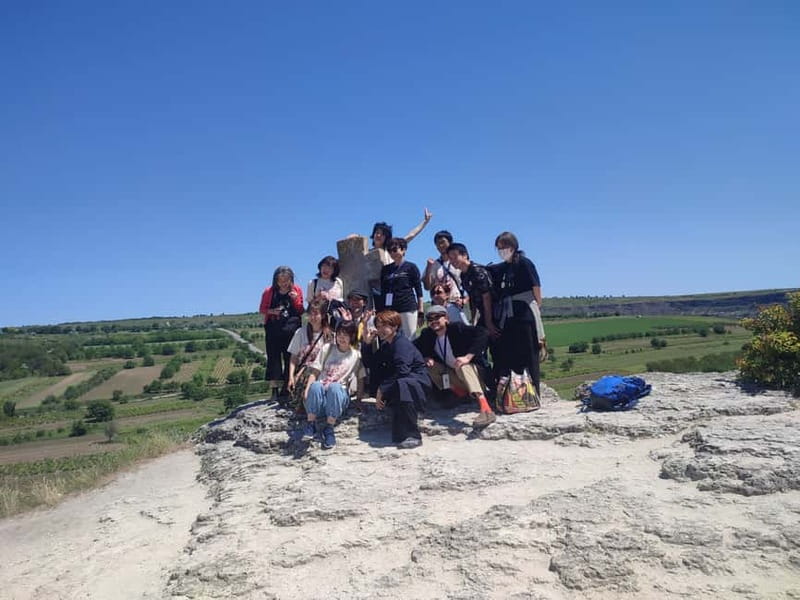 Chisinau: Cricova Winery, Curchi Monastery, & Old Orhei Tour - The cave monastery and its 200-step climb