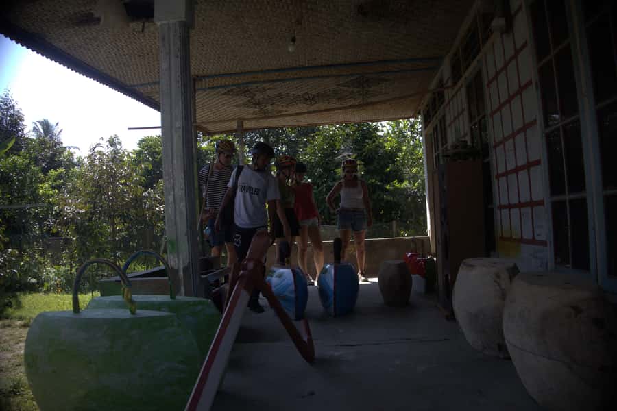 Countryside Bike Ride to Golong Village and Lingsar Temple - The cowbell village and a useful cultural stop