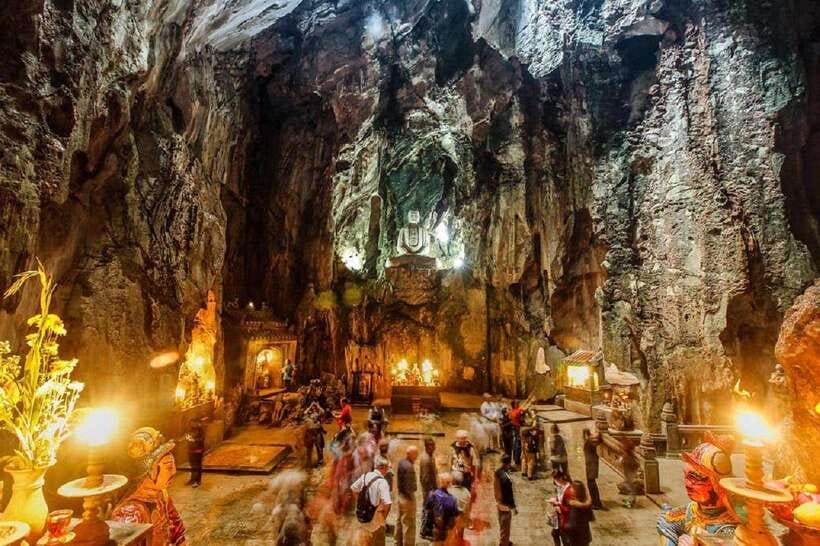 Da Nang: Marble Mountains, Am Phu Cave, and Linh Ung Pagoda - Marble Mountains: caves, shrines, and a serious climb