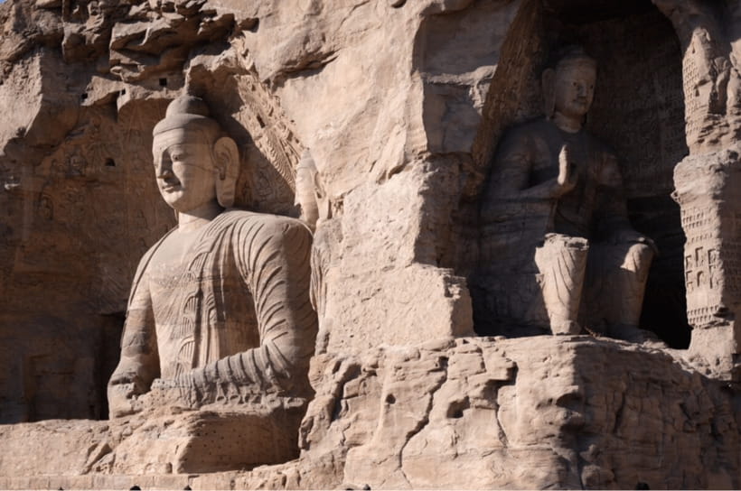 Datong: Transfer or Tour to Yungang Grottoes&Hanging Temple - Yungang Grottoes and the art inside the caves