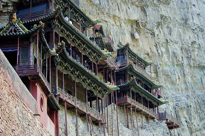 Datong Yungang Grottoes and Hanging Monastery 1-day from Beijing by Train - The Hanging Monastery: an hour on the cliff
