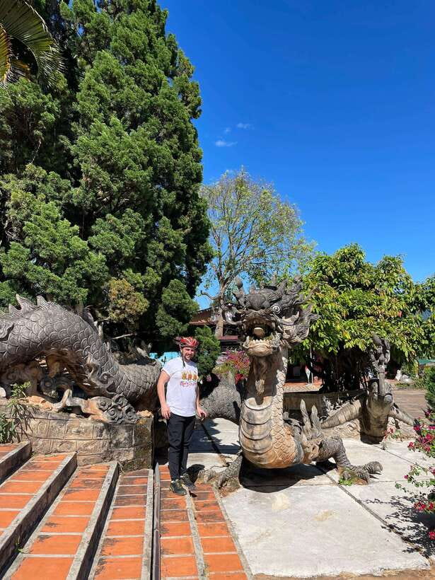 Discover Da Lat Waterfalls, Pagodas & Traditional Villages - Me Linh Coffee and the weasel coffee process