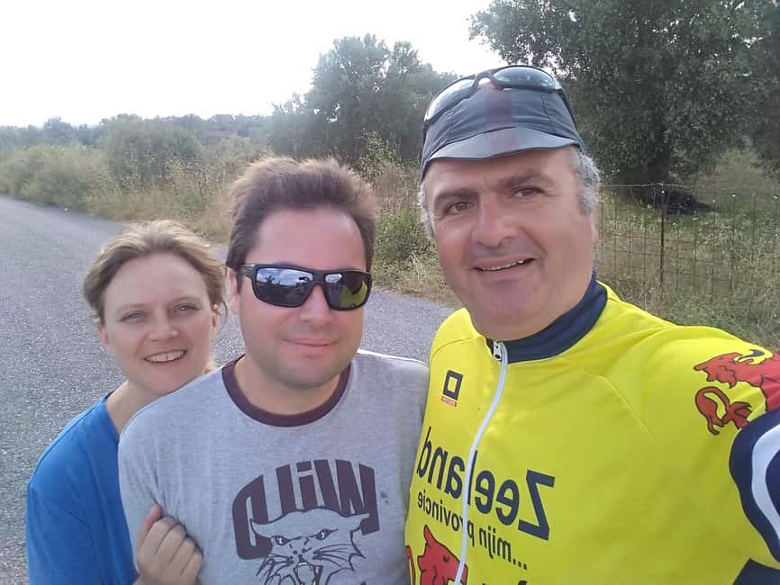 e-Bike Cycling Tour to Arkadi Monastery Full Lunch included - Climbing through olive groves and village roads