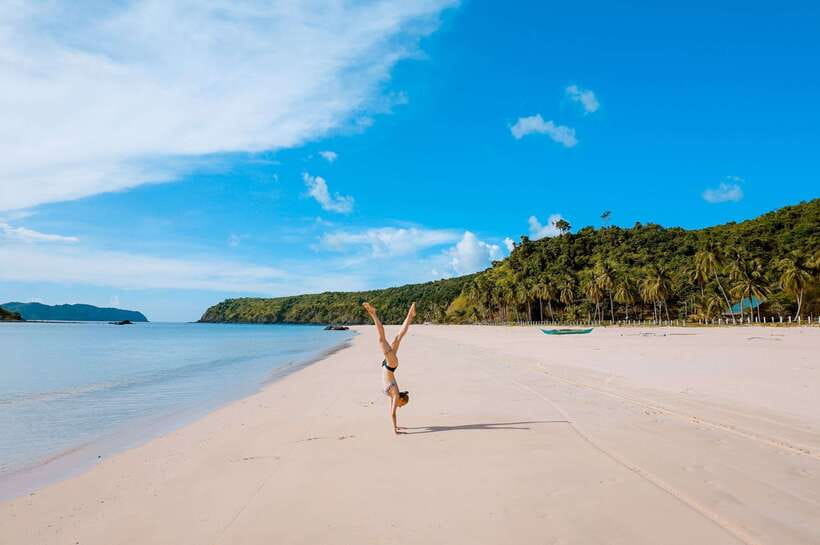 El Nido Island Hopping Tour C: Hidden Beaches & Shrine - Helicopter Island and its rougher water