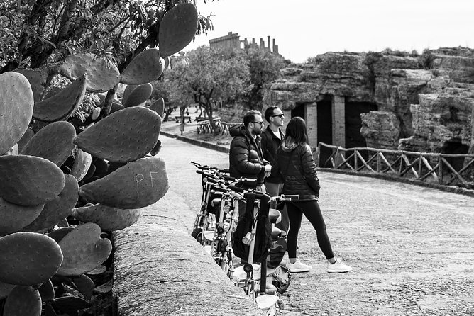Electric scooter tour inside the Valley of the Temples Agrigento - Temples, photos, and the changing light