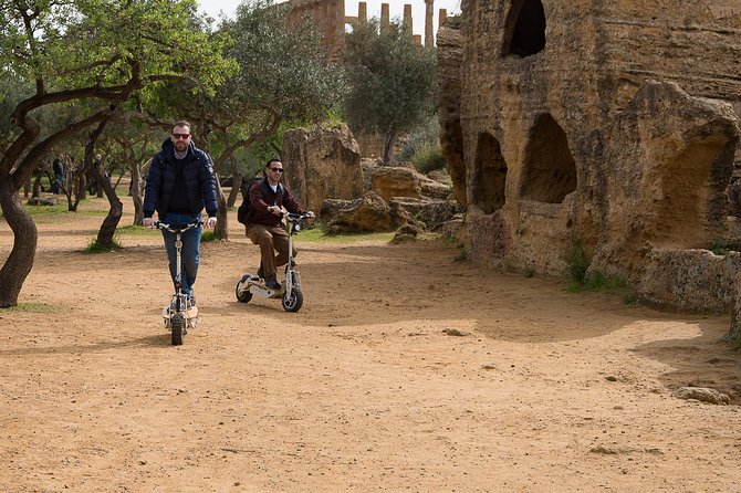 Electric scooter tour inside the Valley of the Temples Agrigento - Crowds, path conditions, and safety