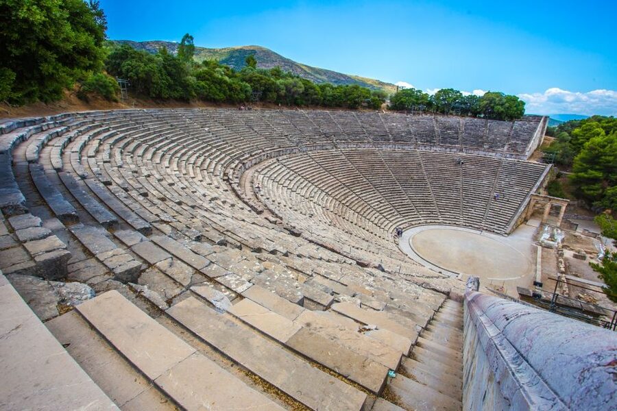 Epidaurus: Temple of Asclepius & Theatre with optional audio - Walking through the sanctuary of Asclepius