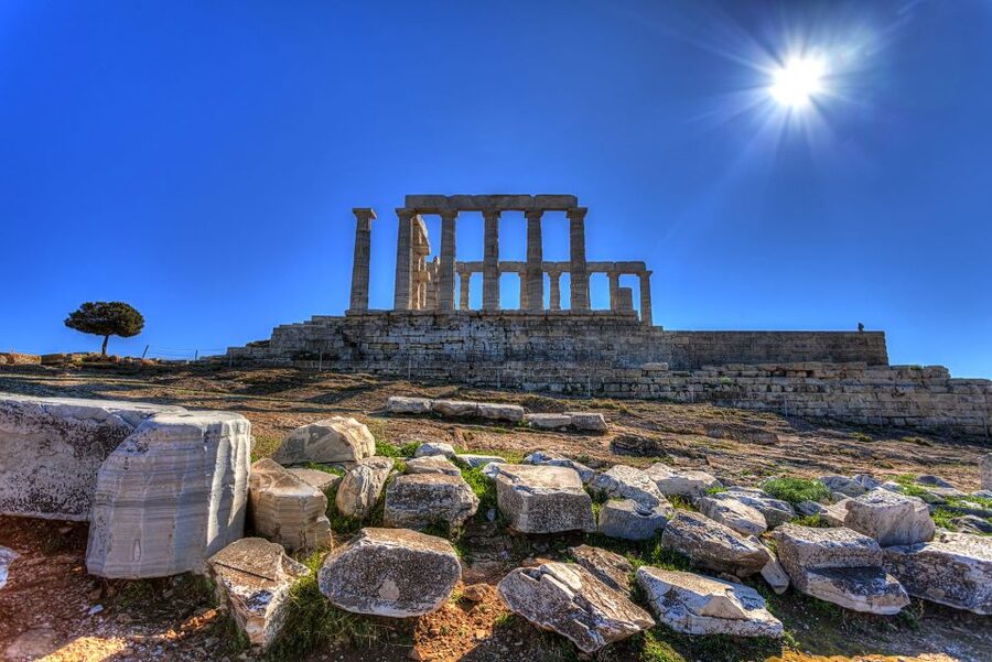 From Athens: Cape Sounio and Temple of Poseidon Private Tour - The coastal road through Glyfada and Vouliagmeni