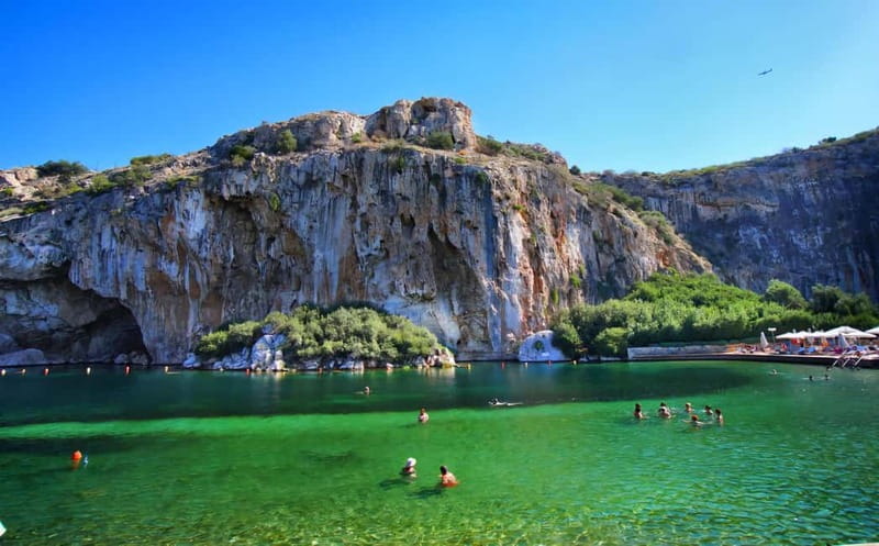 From Athens: Lake Vouliagmeni Spa & Temple of Poseidon Tour - From Athens to the Athenian Riviera