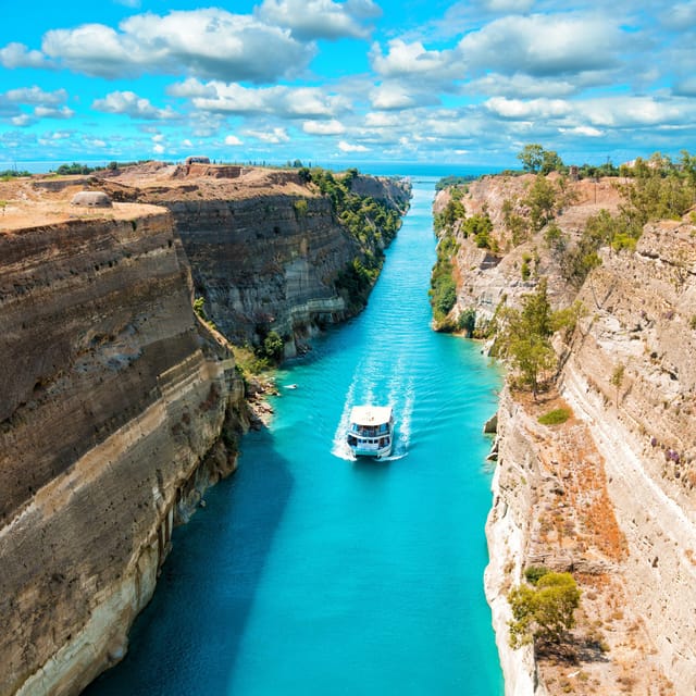 From Athens: Private Anc. Corinth, Temple of Hera, Blue Lake - From Athens to the Isthmus Canal