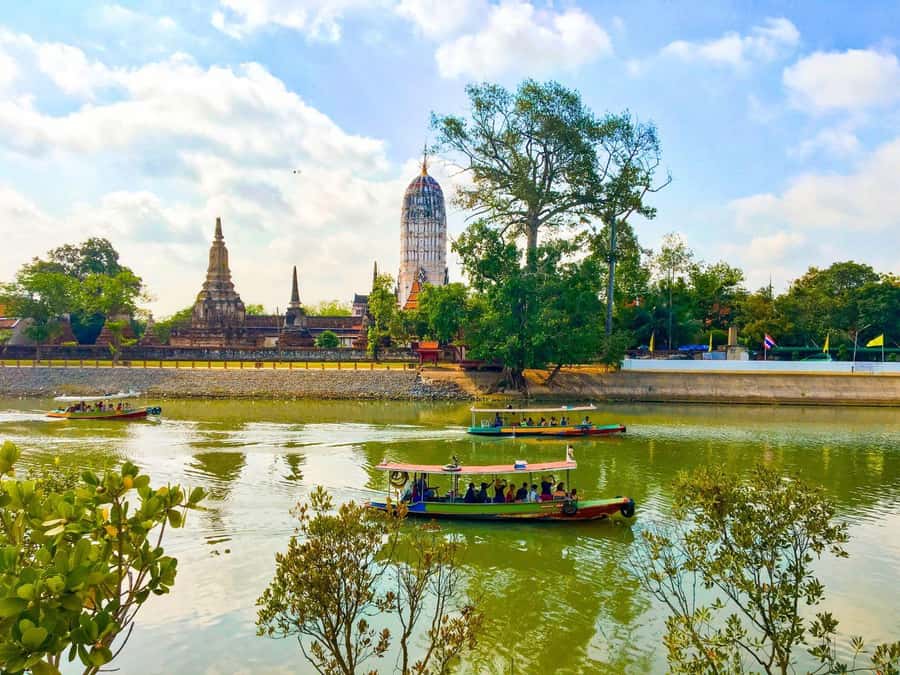 From Bangkok: Ayutthaya Temples and Boat Tour with Lunch - Transport, timing, and group size
