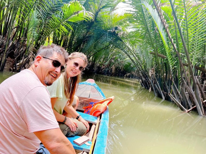 From Ho Chi Minh: Explore Mekong Delta & Vinh Trang Pagoda - Seeing coconut candy made by hand