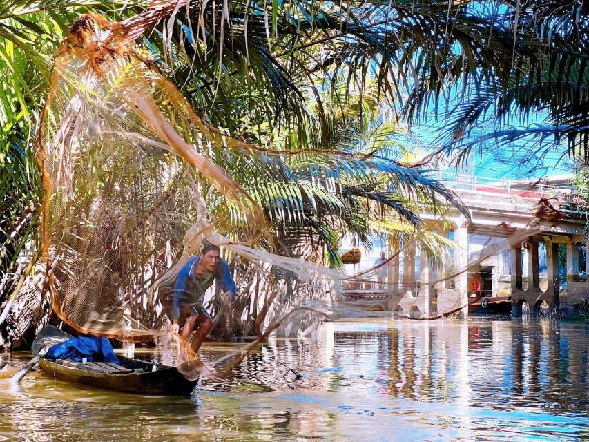From Ho Chi Minh: Explore Mekong Delta & Vinh Trang Pagoda - Walking the village and taking the small boats