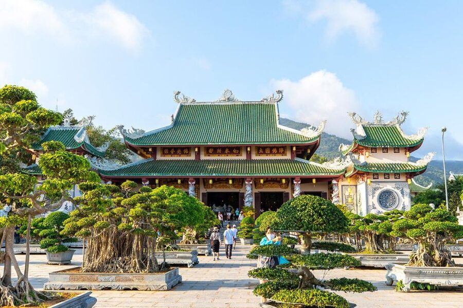 From Hoi An: Day Tour of My Son Temples and Marble Mountain - Linh Ung Pagoda and the religious side of the mountain