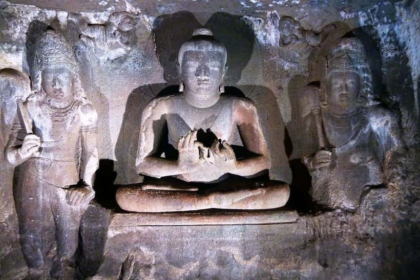 From Mumbai: Day Trip to Global Pagoda and Kanheri Caves - Two Buddhist places, two very different moods