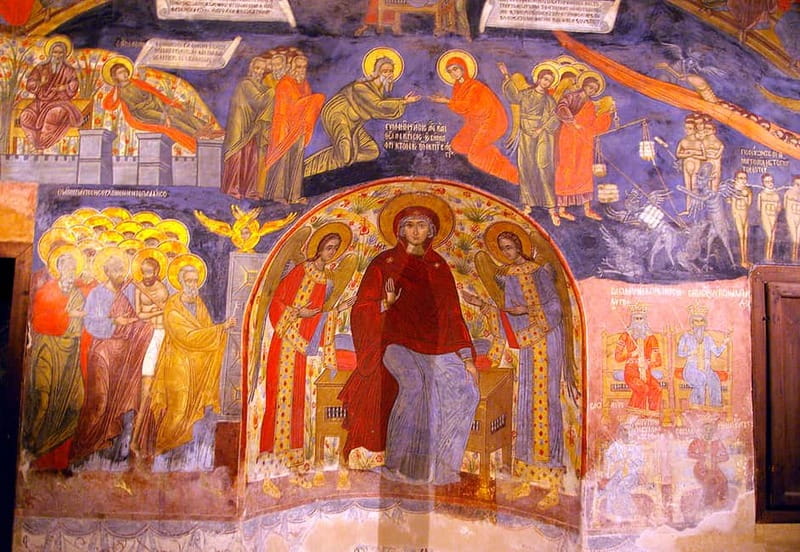 From Plovdiv: Bachkovo Monastery & Asen’s Fortress Tour - The Church of Saint Nikola and its Doomsday fresco