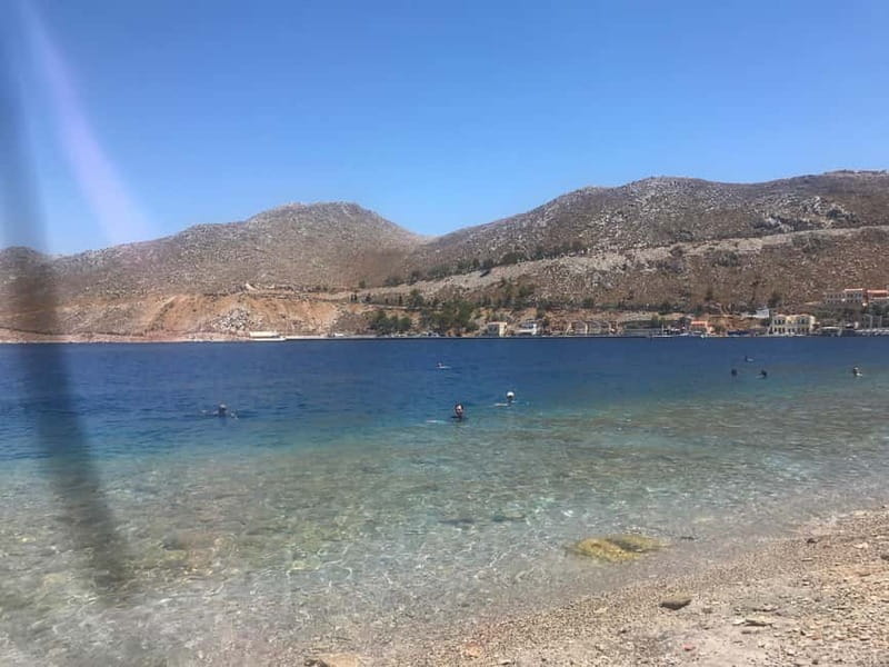 From Rhodes: Symi Island and Panormitis Monastery Day Trip - Swimming at Nymporio Bay