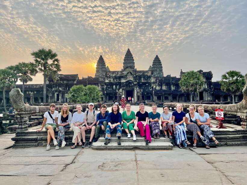 From Siem Reap: Angkor Wat Sunrise and Temples E-Bike Tour - The market stop and adventurous snacks