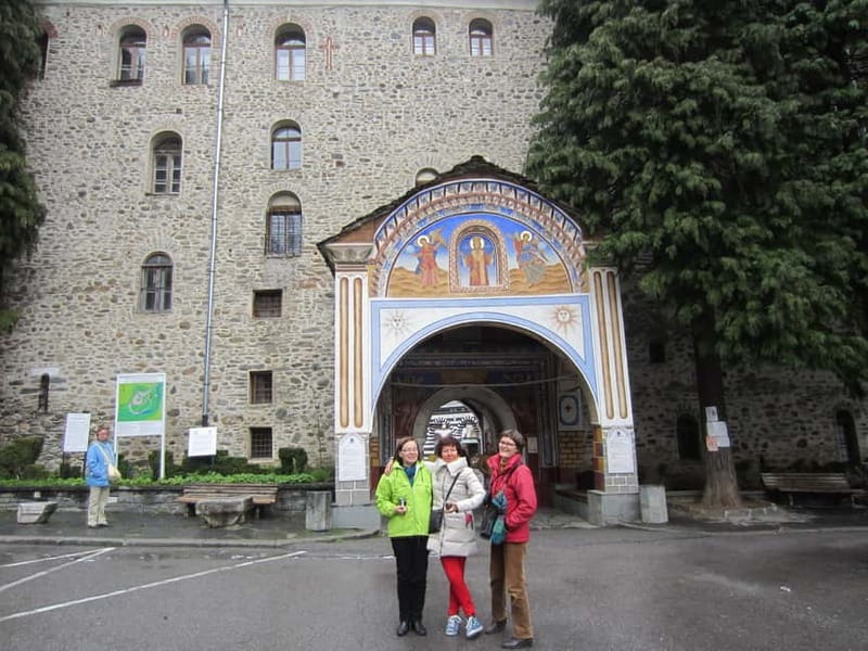 From Sofia: Rila Monastery UNESCO Site & Outdoor Mineral Spa - The van ride and group size