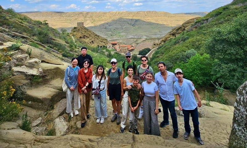 From Tbilisi: Rainbow Mountain & David Gareja Monastery Trip - Walking through the Rainbow Mountains