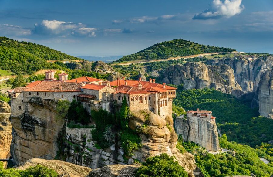 From Thessaloniki: Train Trip to Meteora & Monastery Tour - What the monastery visits are like
