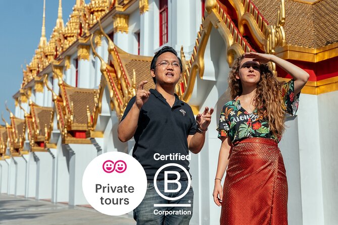 Full Day Bangkok PRIVATE City Tour With Locals - Wat Trimit & Wat Pho tickets - A tuk-tuk ride to Wat Saket