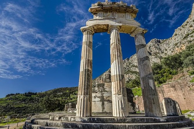 ''Full-Day Tour of Delphi-Byzantine Monastery of Hosios Loukas'' - The Tholos and the photo stop at Athena Pronaea
