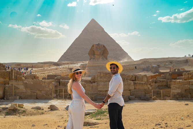Giza Pyramids and Sphinx with Camel ride & Mummification Temple - The panoramic viewpoint and camel ride