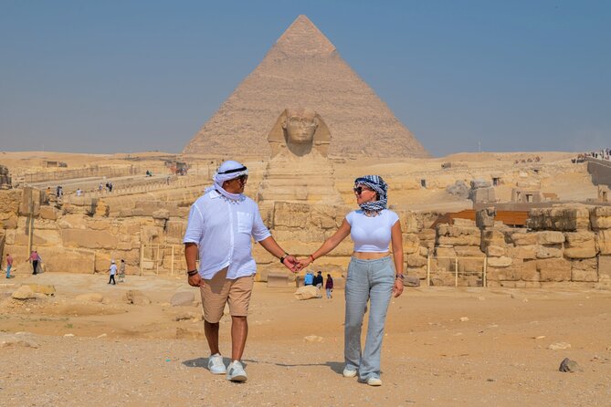 Giza Pyramids and Sphinx with Camel ride & Mummification Temple - The Great Sphinx and Valley Temple area