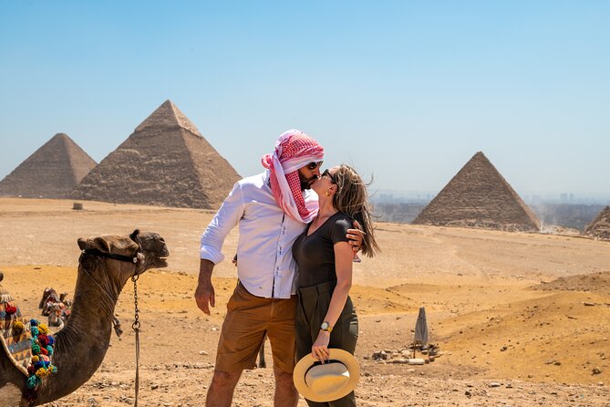 Giza Pyramids and Sphinx with Camel ride & Mummification Temple - Lunch, water, and the Egyptian food option