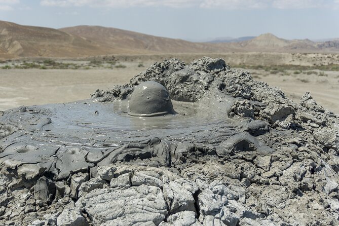 Gobustan & Mud, Fire Temple, Burning Mountain (Group & Private) - Cold mud at the Absheron volcanoes