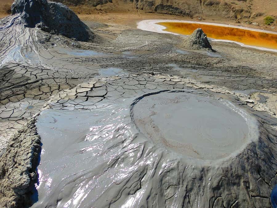 Gobustan, Mud Volcano, Burning Land and Fire Temple Tour - Yanar Dag, the Burning Mountain
