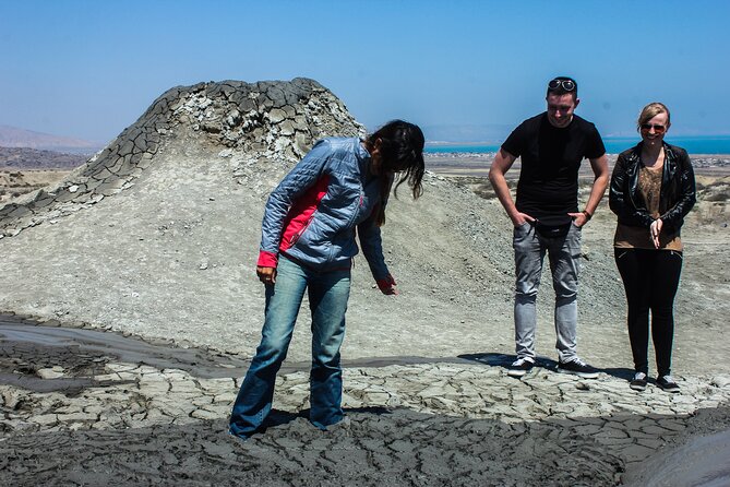 Gobustan, Mud volcanoes, Fire temple, Fire mountain GROUP TOUR - Yanar Dag, the burning mountain