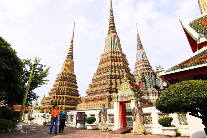 Golden Buddha, Reclining Buddha & Marble Temple Tour - Wat Pho, the reclining Buddha, and 95 pagodas