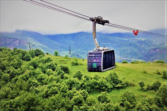 Group Tour: Shaki waterfall, Tatev monastery & ropeway, Hin Areni winery - Tatev Monastery and its fortified setting