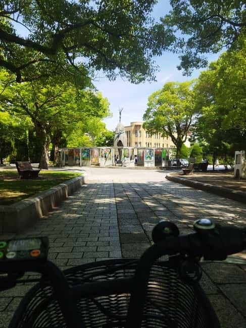 Hiroshima: Peace Park, Castle, and Mitaki Temple E-Bike Tour - The uphill ride to Mitaki Temple
