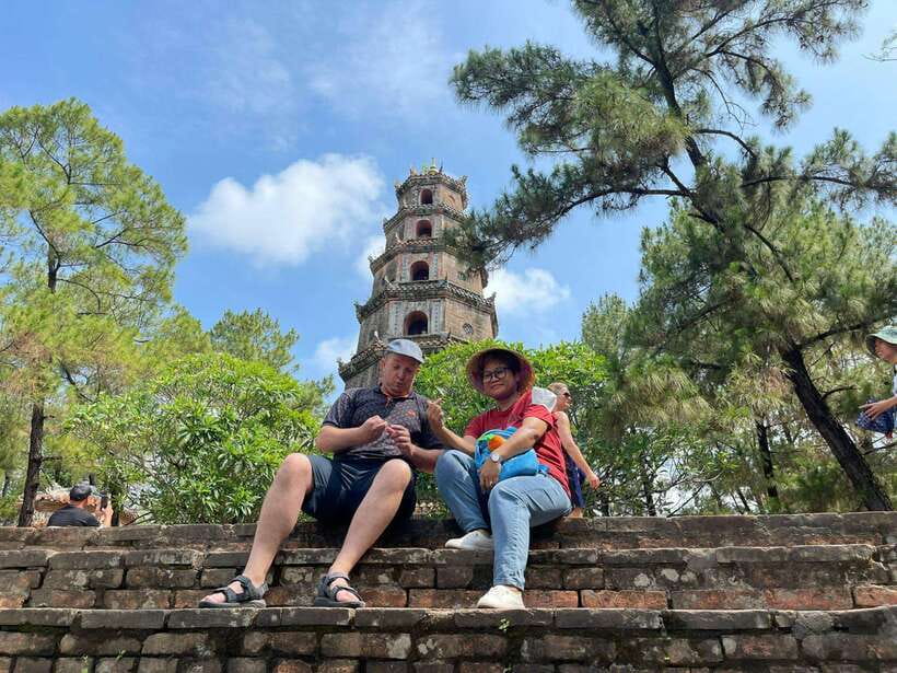 Hue: Royal Tombs & Pagoda Private Tour By Dragon Boat & Car - Thien Mu Pagoda and the Perfume River setting