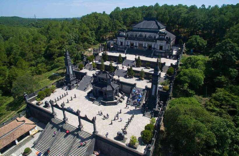 Hue Royal Tombs Tour: Visit Best Pagodas & Mausoleums - Dong Khanh Tomb: a smaller complex with two distinct zones