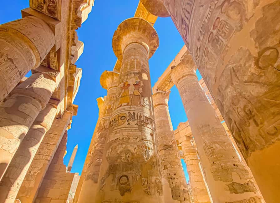 Hurghada: Luxor, Karnak Temple & Valley of the Kings - Hatshepsut Temple beneath the cliffs