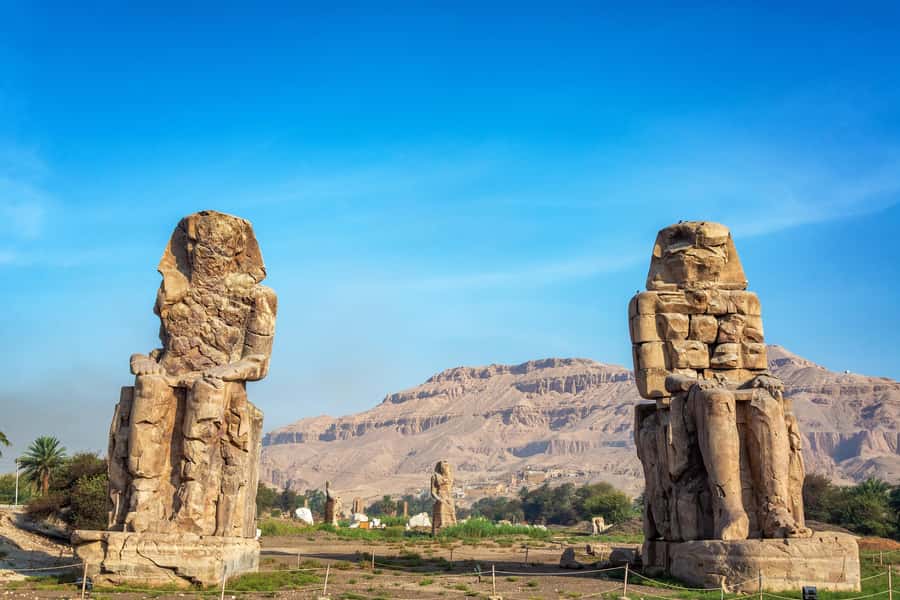 Hurghada: Luxor Valley of The Kings, Karnak Temple & Lunch - Colossi of Memnon give you a fast photo stop