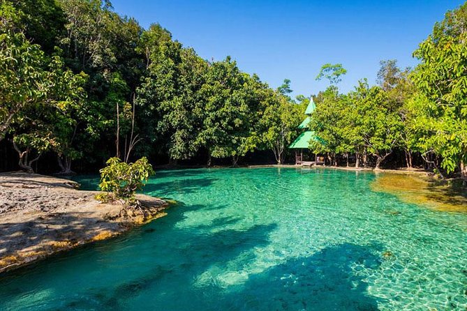 Jungle Tour to Emerald Pool, Krabi Hot Spring and Tiger Cave Temple - Namtok Ron Hot Spring Waterfall: a warm start in the forest