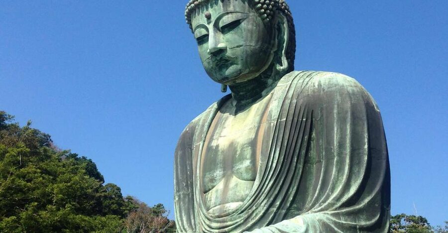Kamakura: Great Buddha, Hase Temple, & Komachi Street Tour - The Great Buddha at Kotoku-in