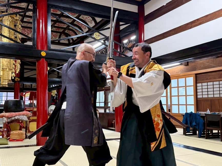 Kanazawa: Samurai Swordsmanship Lesson at a rented temple - Is $80 a fair price?