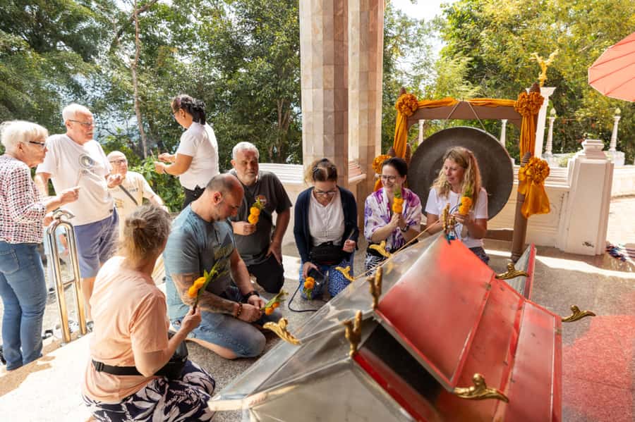 Khao Lak: 3 Temples Full Day Tour w/Lunch & Hotel Transfer - Wat Bang Riang and the climb above the valleys