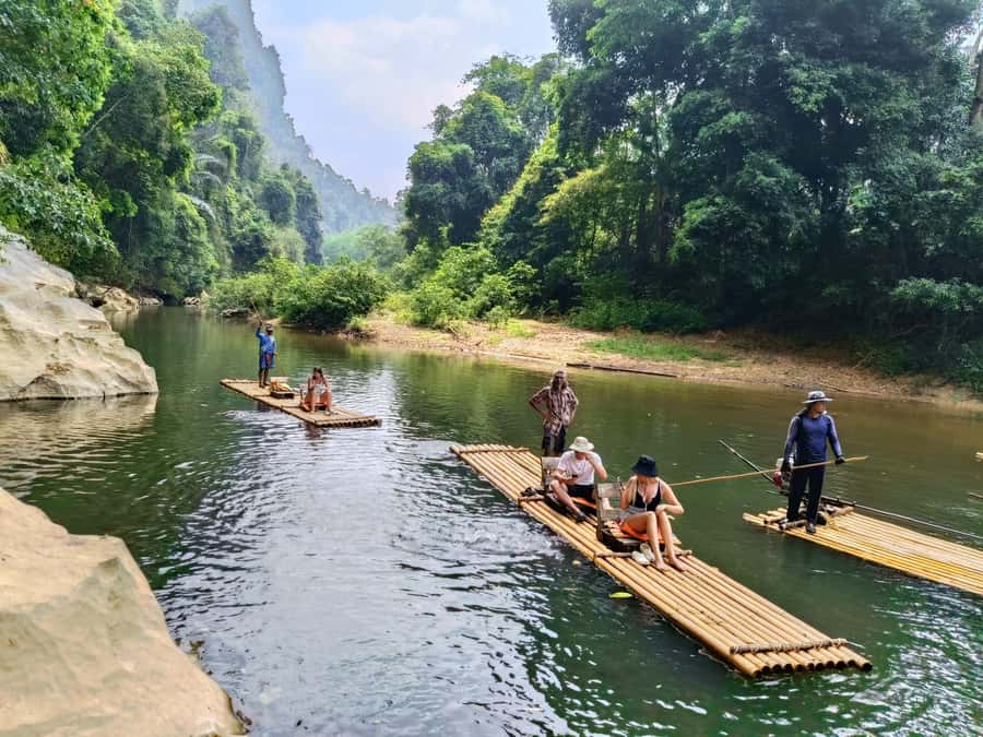 Khao Sok: Private Bamboo Rafting & Jungle Cave Temple Tour - What to bring for the 90-minute trip