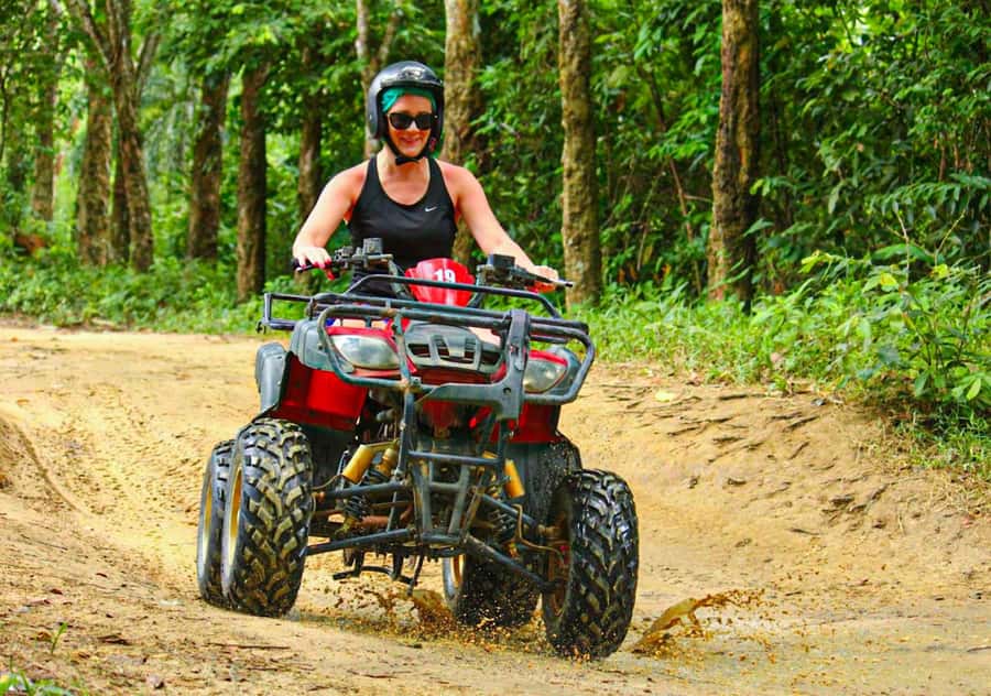 KhaoLak:ATV, ZipLine, & Rafting Adventure Monkey Cave Temple - A full day from Khao Lak to Phang Nga