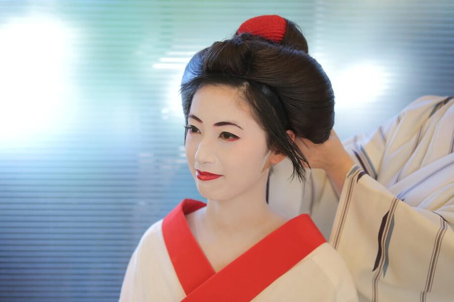 Kyoto kiyomizu Temple : Maiko and Samurai Couple Photoshoot - Four backdrops, four different moods