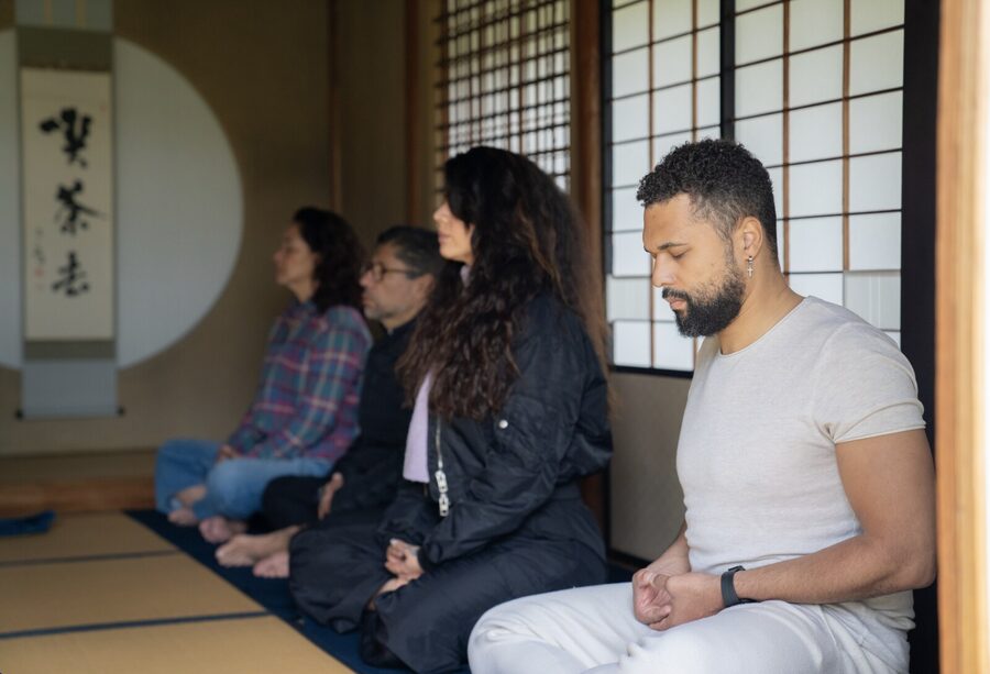 Kyoto: Zen Meditation at a Private Temple with a Monk - The guide and the English translation