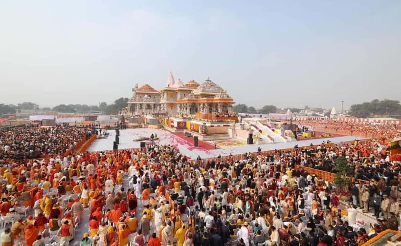 Lucknow: Private Ayodhya & Ram Mandir Temple Tour - Saryu River Ghats and the first look at Ayodhya