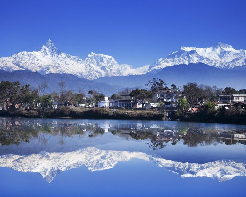 Magical Sunset Tour of Pokhara: Davis Fall, Cave & Pagoda - World Peace Pagoda and the Annapurna Sunset